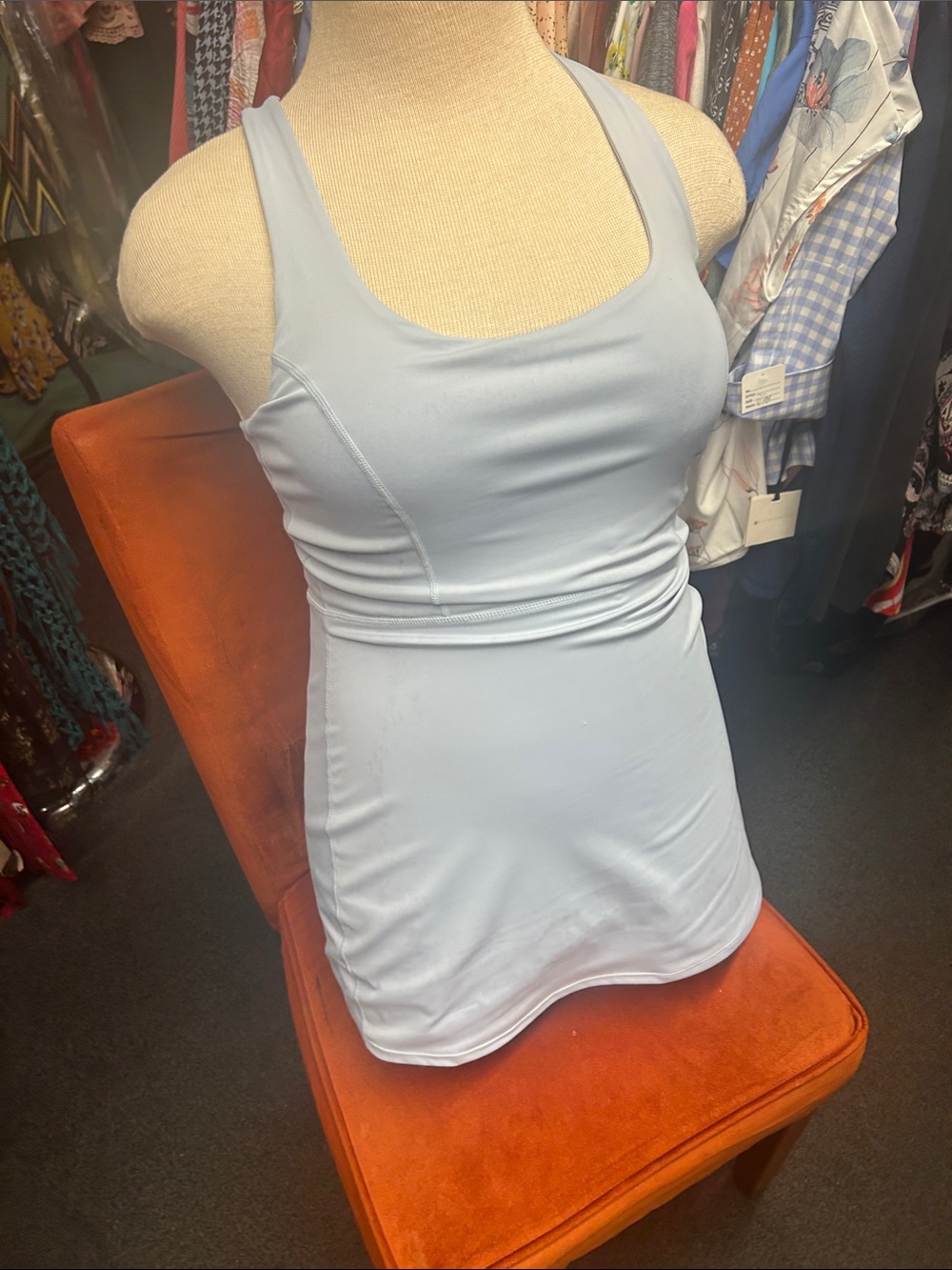 Z Supply Light Blue Tank Jumpsuit